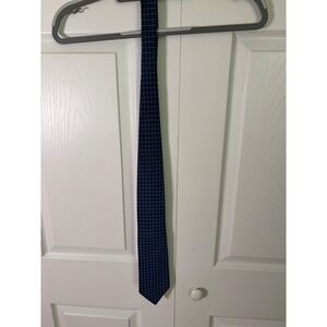 Perth‎ Ltd Mens Necktie Charcoal Grey White Micro Dot Pattern Polyester Tie
